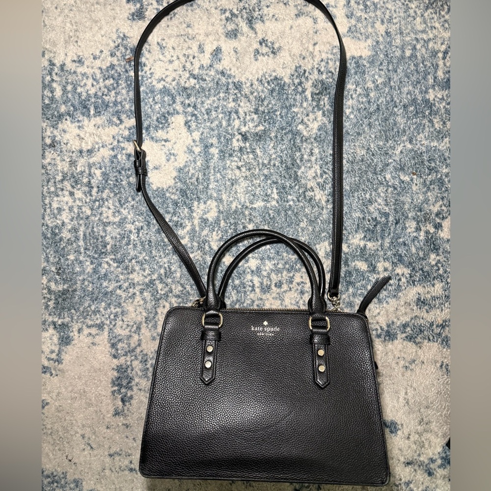 kate spade Leather Satchel with Crossbody Strap